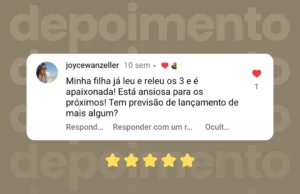 Depoimento Joyce sobre a Série de Livros Elena